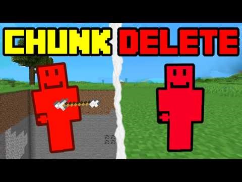 Minecraft But Damage DELETES THE CHUNK...