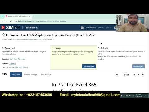 In Practice Excel 365 Application Capstone Project (Chs. 1-4) with XLOOKUP Excel 365\\2024