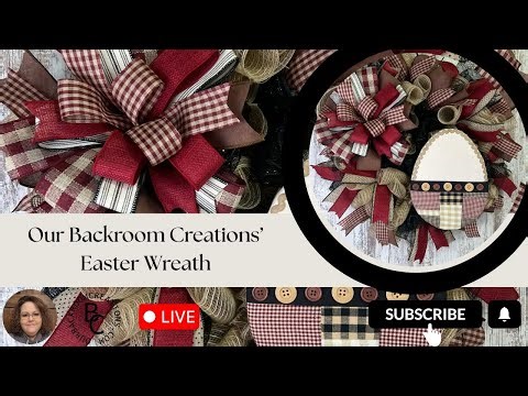 DIY Easter Wreath | Decorating with My Handmade Wreath Attachment!