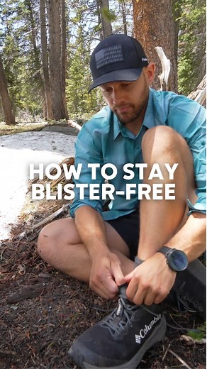 5.5K views · 21 reactions | Tired of blisters ruining your hikes? Learn how a small change in socks and lacing technique can keep you blister-free on the trails. Pro tip: keep some leukotape handy by wrapping it around your trekking poles and covering hot spots BEFORE they grow into blisters. Save for your next adventure and send to a friend who struggles with blisters on trail! https://bit.ly/4lHUuAn | Columbia Sportswear | Facebook