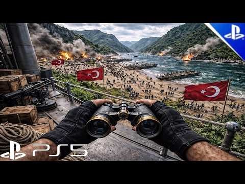 Gallipoli 1915 Ottoman Empire Under Siege — World War I [PS5 4K] Immersive Graphics