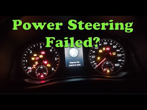 VW Tiguan - How to Fix Power Steering Failed/Not Working - Low Battery Voltage/Tyre Pressure error