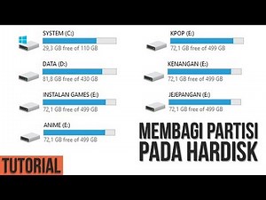 Tutorial Membagi Partisi pada Hardisk dengan Mudah!