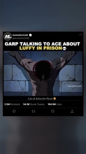 「 Garp Talking To Ace About Luffy In Prison💀」EDIT | #onepiece #shorts #luffy #ace #garp