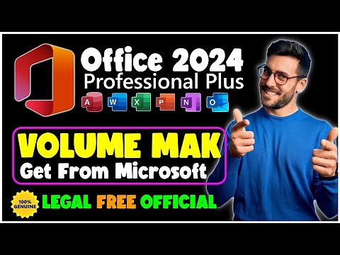 How to Install Microsoft Office 2024 Professional Plus Volume MAK Free (Legally & Safely)✅ Guide
