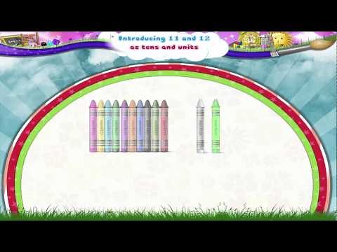 Learn Grade 1 - Maths - Introducing 11 and 12 as tens and units