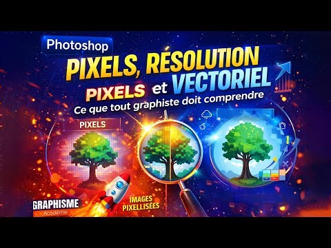 Pixels, résolution et vectoriel : ce que tout graphiste doit comprendre | Graphisme Academy