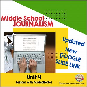 Middle School Journalism Unit 4 Lessons