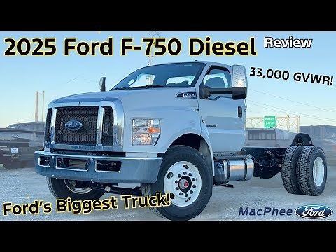 Ford's Biggest Truck! 2025 Ford Super Duty F-750 Diesel Review