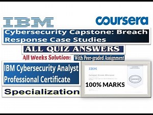 Cybersecurity Capstone Breach Response Case Studies | All Quiz Answers | Coursera | IBM