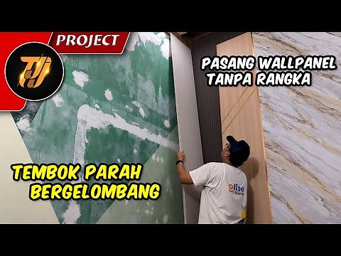 How to Install Wall Panels Without a Frame on Corrugated Walls - Elite PVC Wall Panel