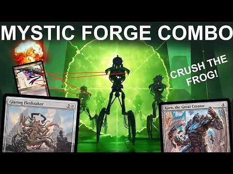 FORGE VS. FROG! Legacy Colorless Mystic Forge Combo. Smashing the Psychic Frog Metagame. MTG