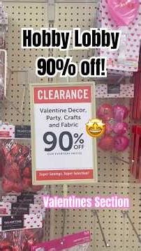 Shop the 90% sale @ Hobby Lobby with me! #clearance #shop #haul #shopwithme