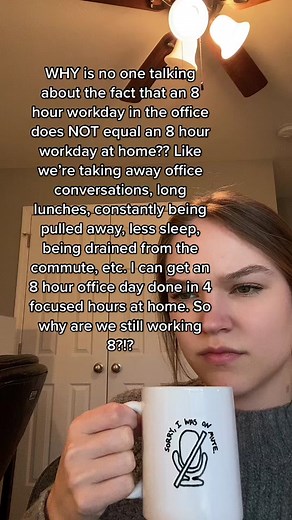 We’re all just pretending to work a full 8 arent we #wfh #remotework #workfromhome #backtotheoffice #office #Inverted