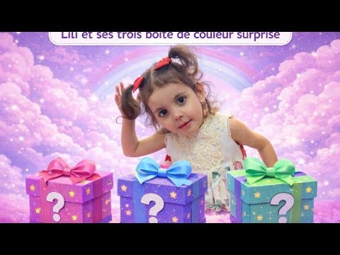 Surprise Color Boxes with Lili! 🌈 Kids Video