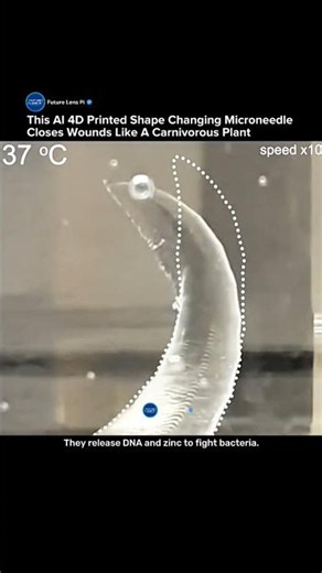 AI-Created Smart Microneedles Can Heal Wounds Faster Than Ever #ai #printing #woundtech