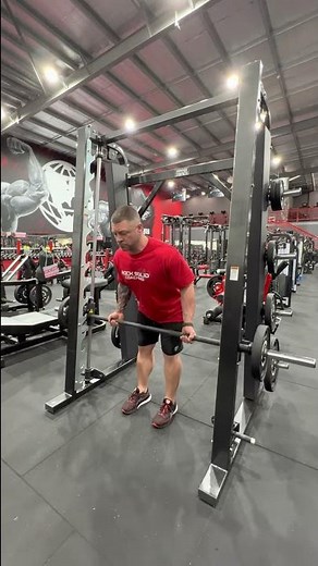 Smith Machine Bent Over Row Underhand Grip
