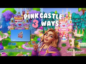 HOW TO DECORATE THE PINK CASTLE!!| DREAMLIGHT VALLEY