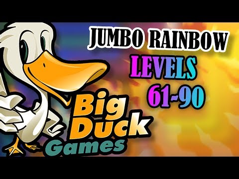 Flow Free Walkthrough - Jumbo Rainbow - Levels 61-90 | Big Duck Games LLC | HD