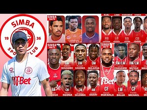 SIMBA SC FULL SQUAD 2024/2025 | Usajili Simba 2024 na 2025.