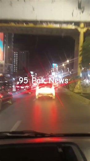 karachi night street view | Karachi Beautiful View | Shahrah e Faisal road karachi #trevellingvlog