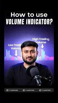 How To Use Volume Indicator #trading #crypto #shorts