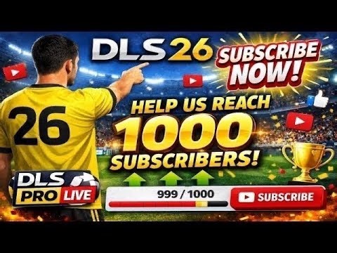 Road to 1000 Subs | DLS26 Live Matches