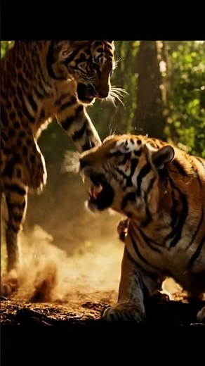 Tiger vs Leopard – Speed vs Stealth | 3D Animal Fight | Jungle Clash