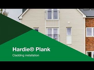 Hardie® Plank cladding installation video
