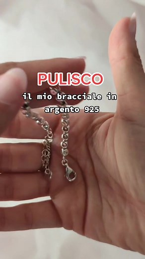 Esistono tantissimi rimedi per pulire l'argento, voi ne utilizzate qualcuno? #smallbusinesstiktok #argento925 #gioielli #collana #pulireargento