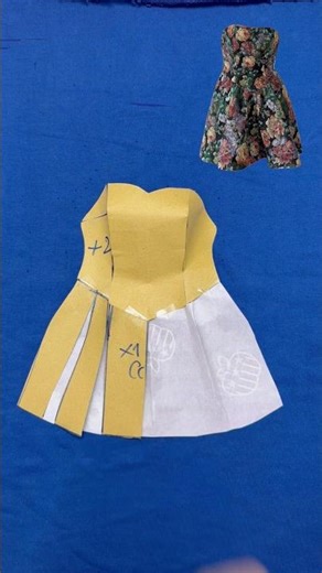 Elegant Lady Dress Pattern Design Tutorial #sewing #pattern #diy #dress