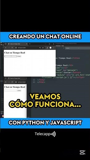 ¡Creando App de Chat Online con PYTHON y JAVASCRIPT!