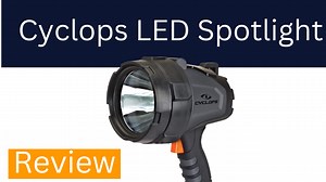 Watch SUPER Bright Cyclops Led Spotlight on Amazon Live