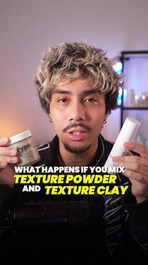 What happens if you mix Texture Powder and Clay to style your hair? #barber #menshair #hairstyle #hairtips #hairtransformation