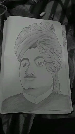 Swami #Vivekanand# #Drawing#art #vido #sone 😄👌