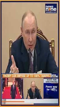 US Sanctions Law: New Powers For 100% Tariffs On Russian Energy Buyers | Impact On India & China