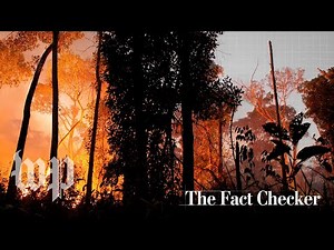 The Amazon rainforest in Brazil is burning. Who started the fires? | The Fact Checker