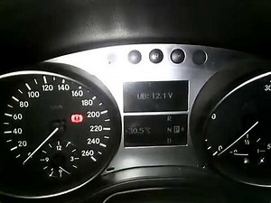 How to turn off the service lights on a Mercedes Class Mercedes ML 320
