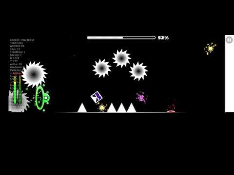 Beating this goofy ahh code red level in geometry dash (Took me like 37 attempts)