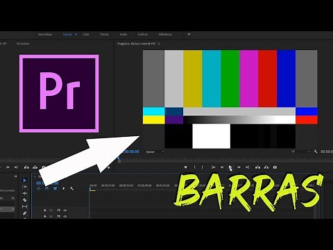 TUTORIAL: How to set SMPTE color bars in PREMIERE (very simple)