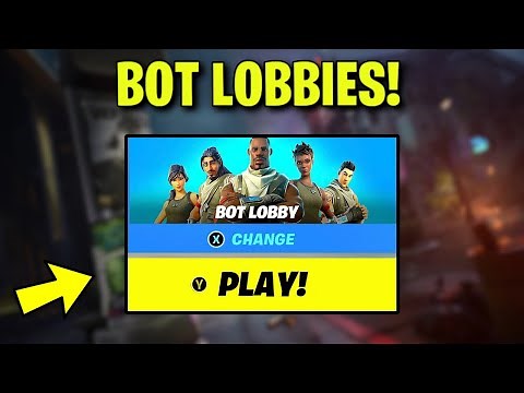 How to GET BOT LOBBIES in FORTNITE CHAPTER 6 SEASON 2! (Easy Tutorial for Bot Lobby Method)