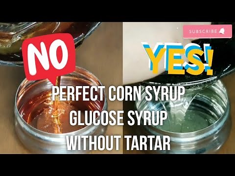 How to Make Corn Syrup Without Tartar / How to Make Glucose Syrup / Homemade Corn Syrup Recipe