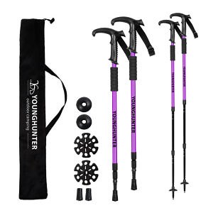 [Hot Item] T Handle Nordic Walking Stick for Tourism Cane 6061 Aluminium Alloy Trekking Poles