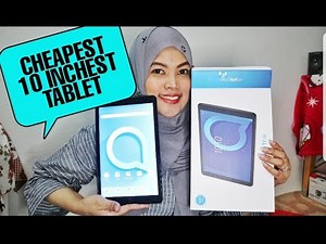 ALCATEL 1T 10 // UNBOXING THE CHEAPEST TABLET