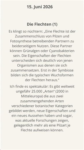 Die Flechten (1) #flechten #naturwunder #symbiose