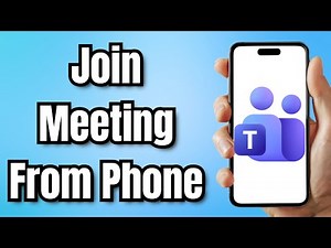 How To Join Microsoft Teams Meeting From Phone - Quick Tutorial