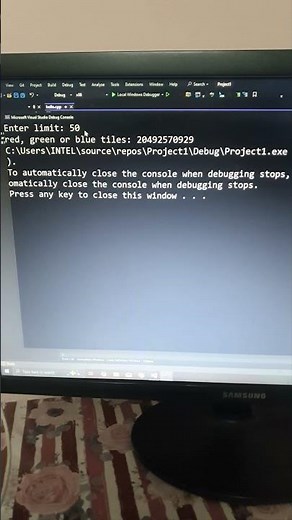 C++ | Euler project 'Red, green or blue tiles' | CodeLearning