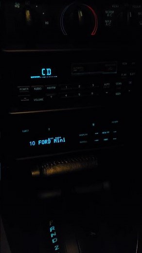 Ford MiniDisc Player on a 1995 Mustang GT!