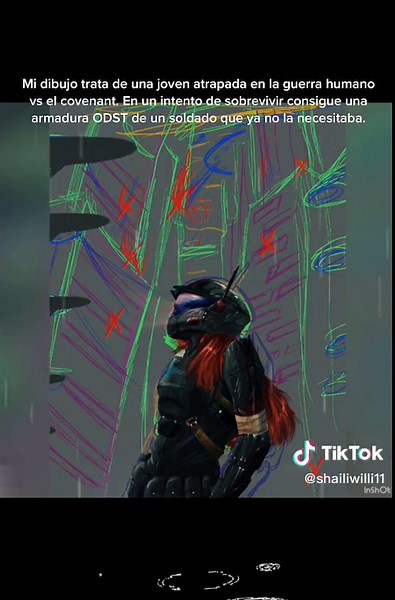Dibujo Digital: Joven y la Guerra Contra el Covenant