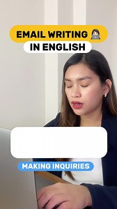 👩🏻‍💻 Email writing phrases: making inquiries and replying to inquiries ✅ #reels #email #englishlesson #learnenglish #businessenglish #emailwriting | ENGLISHERA